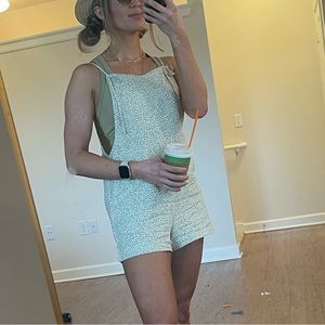 Green romper/overalls